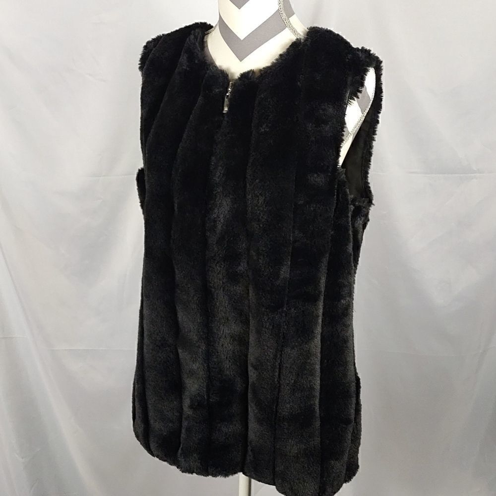 Chaus Faux Fur Vest 